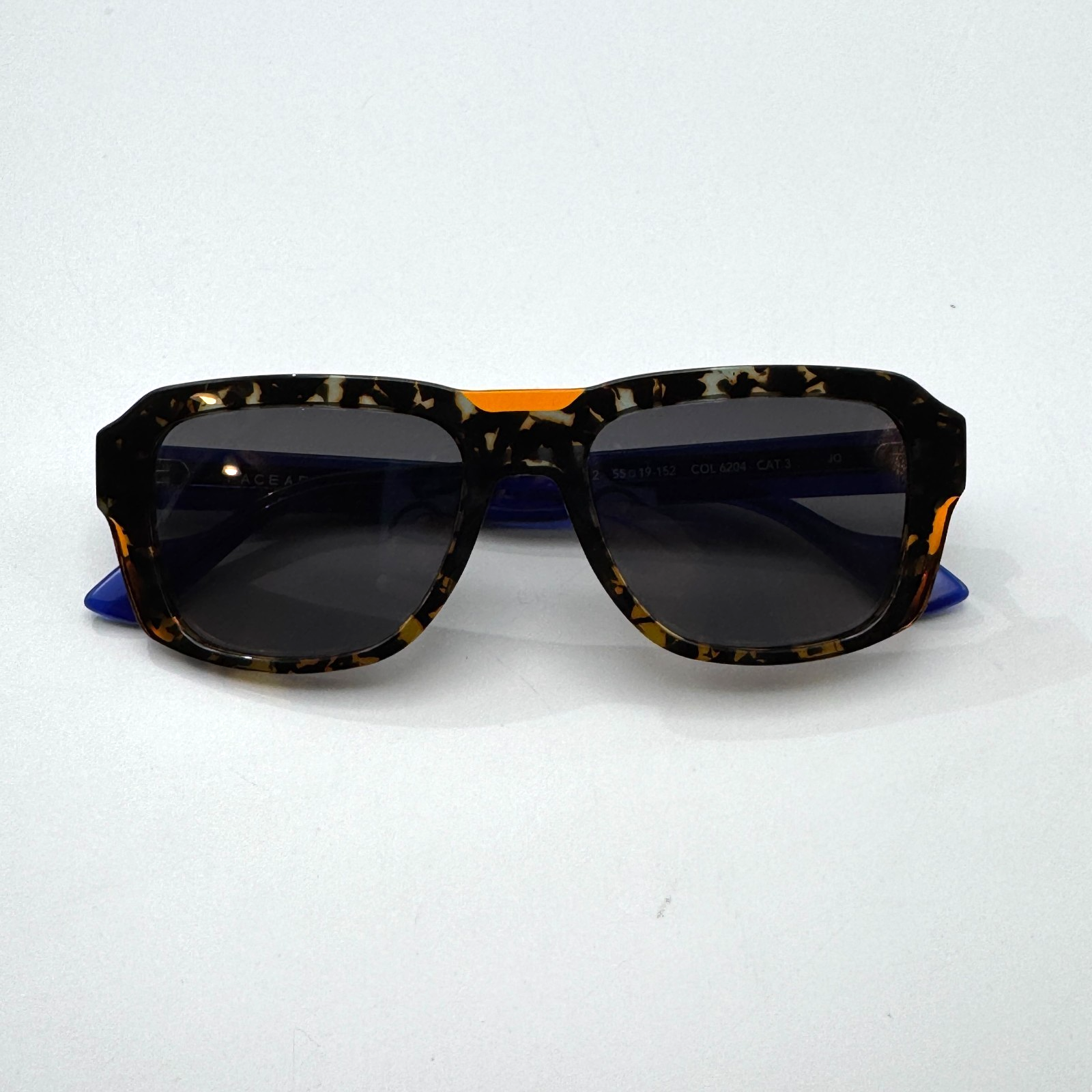 Face A Face Sunglasses Shiro 2 Col. 6204 Tortoise Duo Mustard Frame Gray Lens